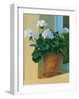 Creancey Geraniums I-null-Framed Art Print