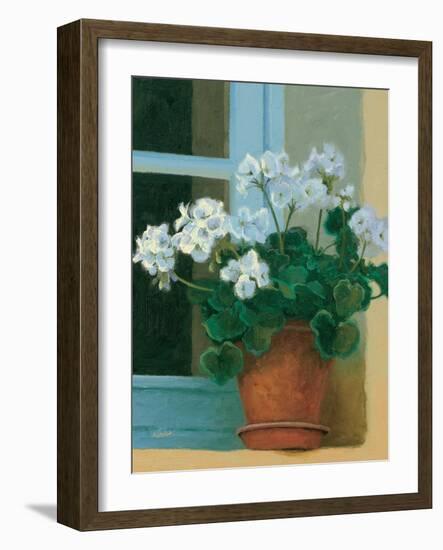 Creancey Geraniums II-null-Framed Art Print