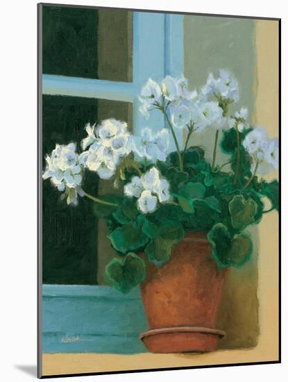 Creancey Geraniums II-null-Mounted Art Print