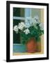 Creancey Geraniums II-null-Framed Art Print