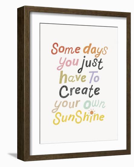 Create Sunshine-Archie Stone-Framed Giclee Print