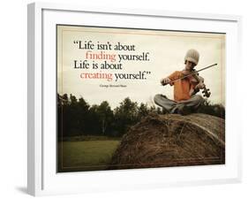 Create Yourself-null-Framed Art Print