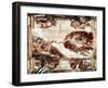 Creation of Adam, 1508-1512-Michelangelo Buonarroti-Framed Giclee Print