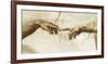 Creation of Adam, 1512 - Detail-Michelangelo-Framed Giclee Print