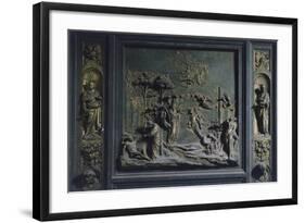 Creation of Adam and Eve, Panel-null-Framed Giclee Print