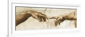 Creation of Adam - Focus-Michelangelo-Framed Giclee Print