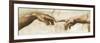 Creation of Adam - Focus-Michelangelo-Framed Giclee Print