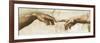 Creation of Adam - Focus-Michelangelo-Framed Giclee Print