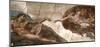 Creation of Adam (Full) Michaelangelo ART PRINT POSTER-null-Mounted Poster