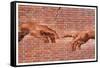 Creation of Adam Graffiti Art-null-Framed Stretched Canvas