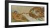 Creation of Adam-Michelangelo Buonarroti-Framed Art Print