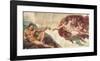 Creation of Adam-Michelangelo Buonarroti-Framed Premium Giclee Print