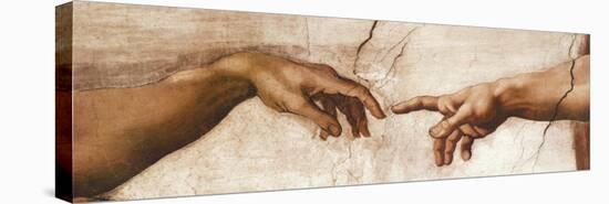 Creation of Adam-Michelangelo Buonarroti-Stretched Canvas