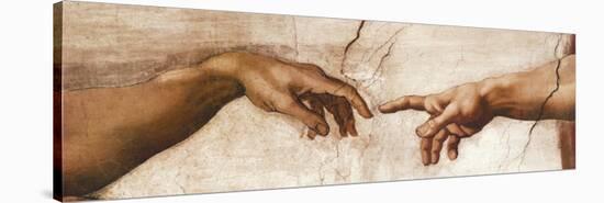 Creation of Adam-Michelangelo Buonarroti-Stretched Canvas