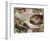 Creation of Adam-Michelangelo Buonarroti-Framed Giclee Print