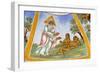 Creation of Eve, Fresco, Church of Assumption (1834), Sokolski Monastery (19th Century), Bulgaria-null-Framed Giclee Print