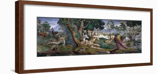 Creation of Eve, Hall of Creation, Palazzo Besta, Teglio, Italy-null-Framed Giclee Print