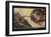 Creation Of Man-D. Rusty Rust-Framed Giclee Print