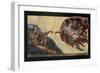 Creation Of Man-D. Rusty Rust-Framed Giclee Print