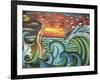 Creation of Music-Martin Nasim-Framed Giclee Print