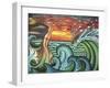 Creation of Music-Martin Nasim-Framed Giclee Print