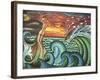 Creation of Music-Martin Nasim-Framed Giclee Print