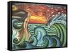 Creation of Music-Martin Nasim-Framed Stretched Canvas