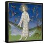 Creation Scene Showing the Fifth Day, With God Creating the Animals Of the Air and the Water-Guyart Des Moulins-Framed Stretched Canvas