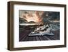 Creative Concept Image of Seascape in Pages of Book-Veneratio-Framed Photographic Print