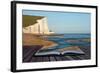 Creative Concept Image Of Seascape In Pages Of Book-Veneratio-Framed Art Print