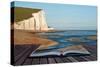 Creative Concept Image Of Seascape In Pages Of Book-Veneratio-Stretched Canvas