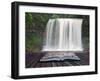 Creative Concept Image of Waterfall in Woods in Pages of Book-Veneratio-Framed Photographic Print