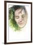 Creative Double Exposure Portrait of Woman Combined with Photograph of Nature-Victor Tongdee-Framed Premium Photographic Print