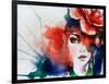 Creative Hand Painted Fashion Illustration-Anna Ismagilova-Framed Art Print