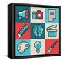 Creative Icons-venimo-Framed Stretched Canvas