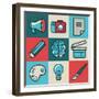 Creative Icons-venimo-Framed Art Print