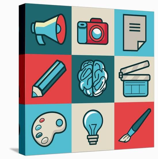 Creative Icons-venimo-Stretched Canvas