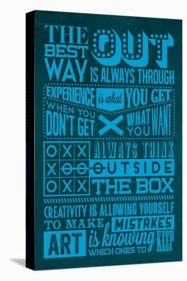 Creative Set Blue-Lorand Okos-Stretched Canvas