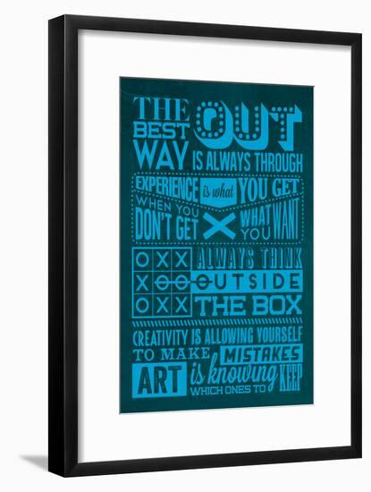 Creative Set Blue-Lorand Okos-Framed Art Print