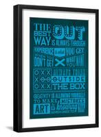 Creative Set Blue-Lorand Okos-Framed Art Print