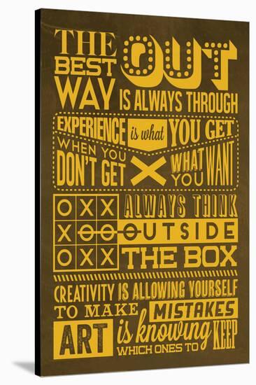 Creative Set Yellow-Lorand Okos-Stretched Canvas