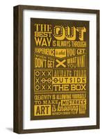 Creative Set Yellow-Lorand Okos-Framed Art Print