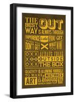 Creative Set Yellow-Lorand Okos-Framed Art Print