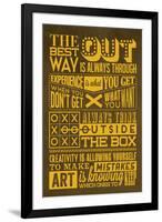 Creative Set Yellow-Lorand Okos-Framed Art Print