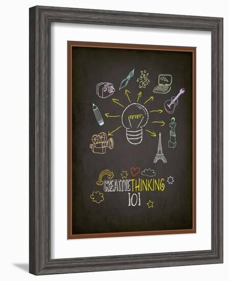 Creative Thinking 101-LanaN.-Framed Art Print