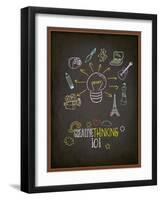 Creative Thinking 101-LanaN.-Framed Art Print