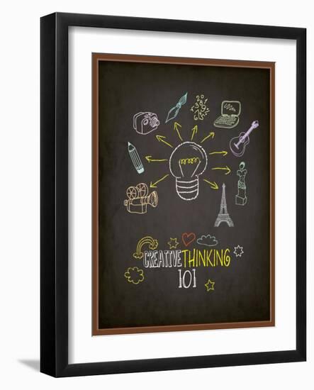 Creative Thinking 101-LanaN.-Framed Art Print