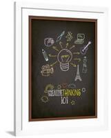 Creative Thinking 101-LanaN.-Framed Art Print