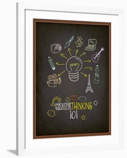 Creative Thinking 101-LanaN.-Framed Art Print