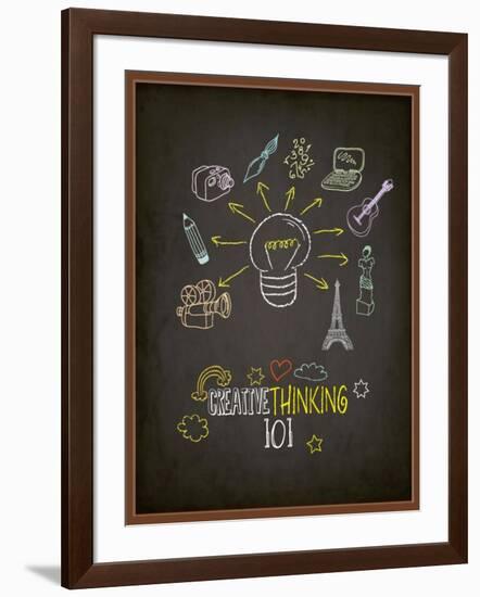 Creative Thinking 101-LanaN.-Framed Art Print